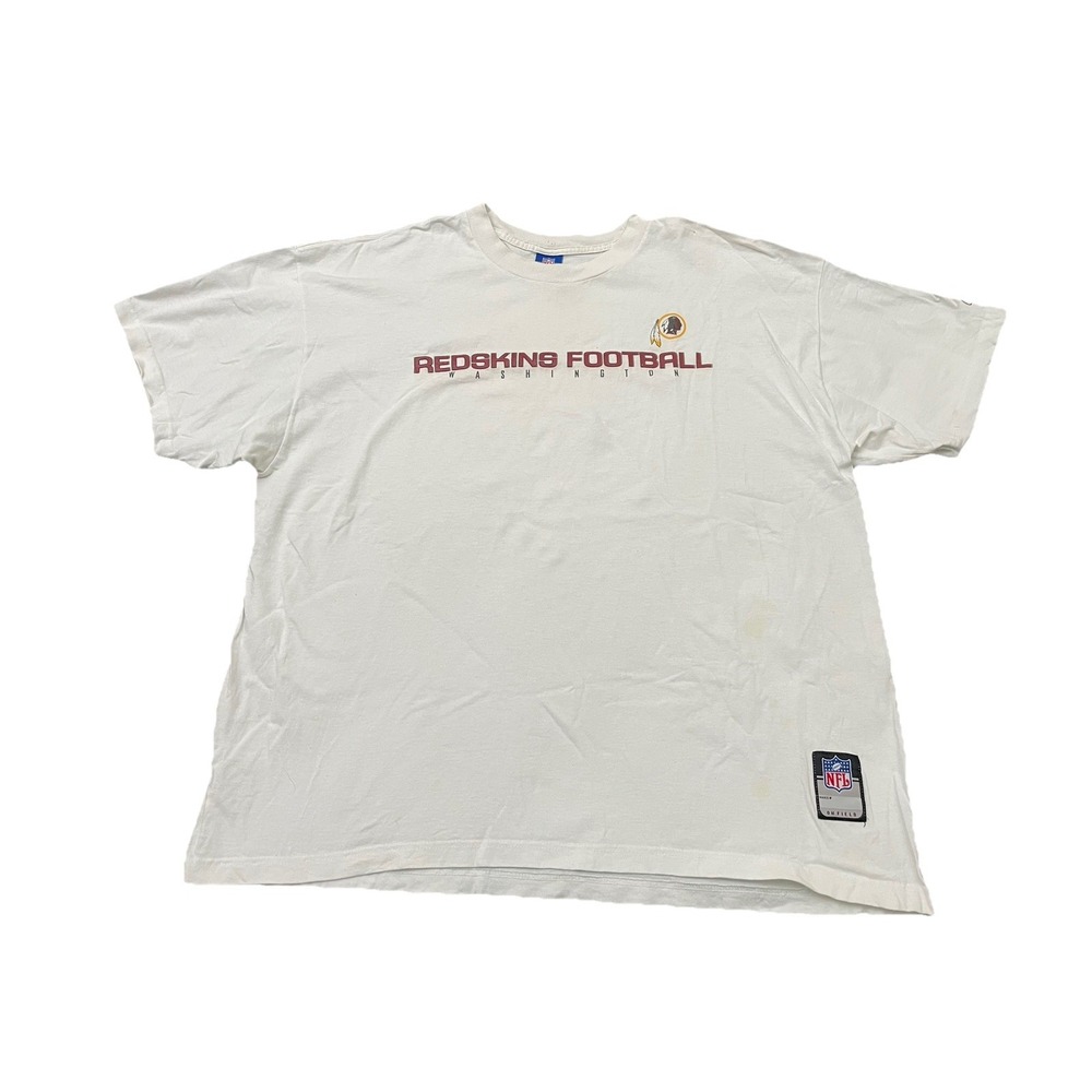 Vintage Washington Redskins Football Reebok T-Shirt XL White NFL READ